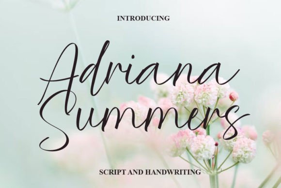 Adriana Summers Font for Elegant Branding