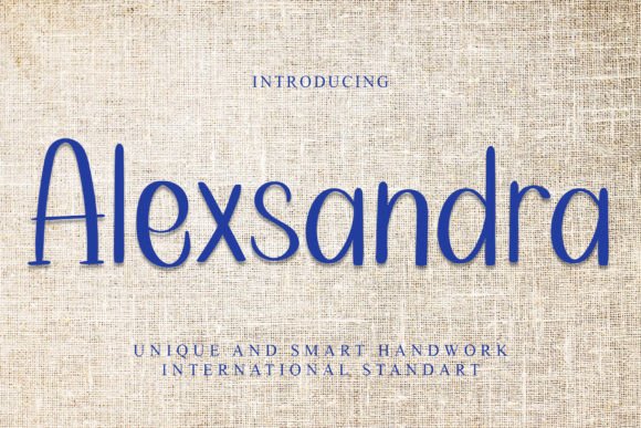 Alexsandra Font for Creative Projects