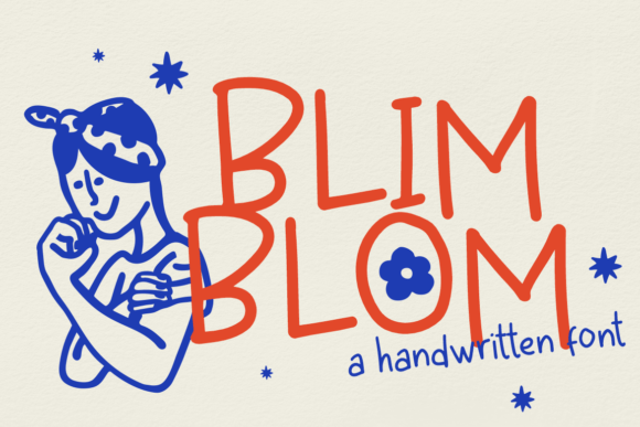 Blimblom: A Playful Script Handwritten Font for Branding