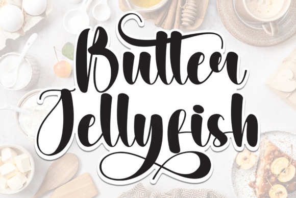 Butter Jellyfish Font for Creative Projects