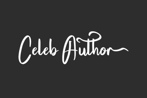 Celeb Author Font for Bold Branding
