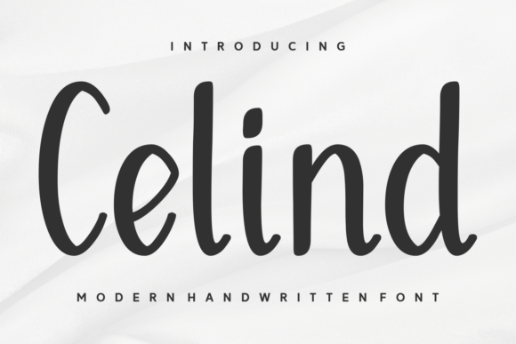 Celind: A Minimalist Script Handwritten Font for Web Design