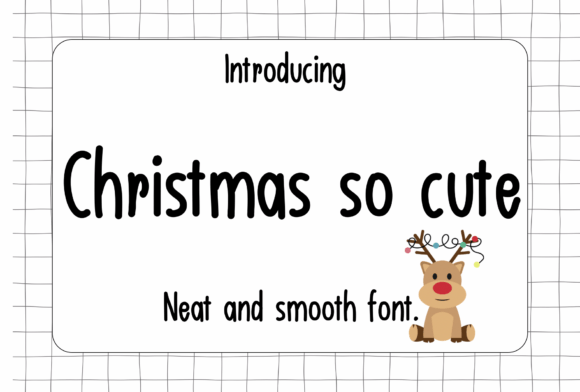 Christmas so Cute Font Review for Small Business Branding
