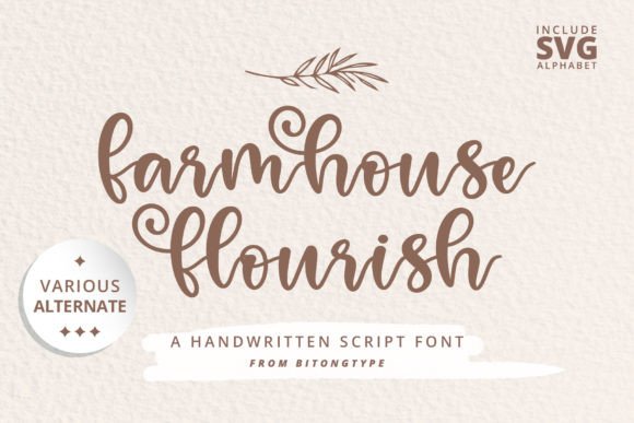 Farmhouse Flourish Font for Scroll-Stopping Social Media