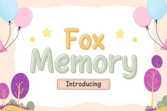 Fox Memory Font for Creative Campaigns