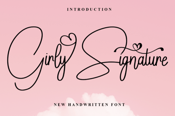 Girly Signature: The Ultimate Script Handwritten Font for Designers