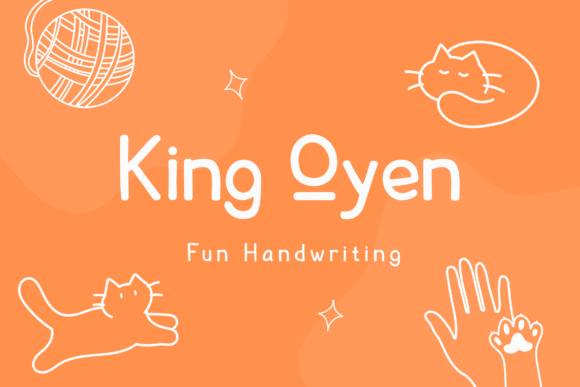 King Oyen: A Handwritten Font for Elegant Design