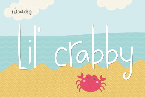 Launch Campaigns with Lil Crabby: A Playful Script Handwritten Font