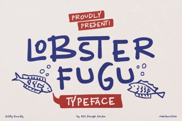 Lobster Fugu: A Whimsical Script Handwritten Font for Makers