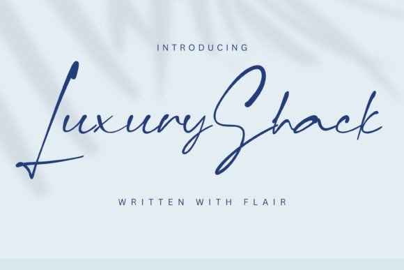 Luxuryshack Font for Branding
