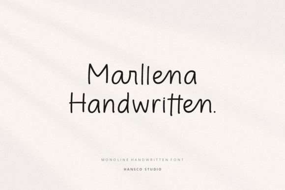 Marllena: A Feminine Handwritten Font