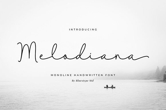 Melodiana Font Review: Elegant Script for Branding