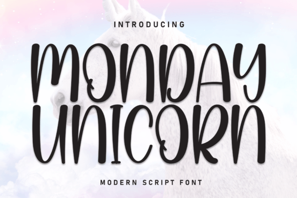 Monday Unicorn Font Review