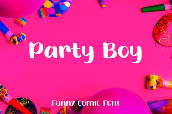 Party Boy Font for Creative Projects