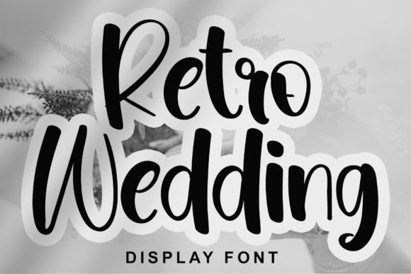 Retro Wedding Font for Elegant Design