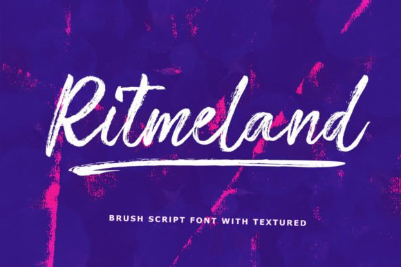 Ritmeland: A Bold Script Handwritten Font for Crafters