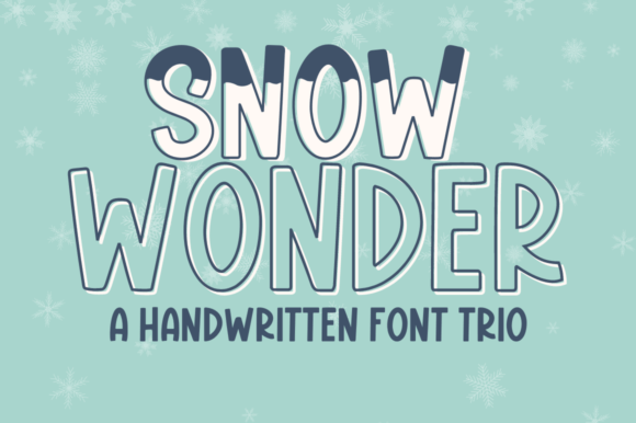 Snow Wonder Trio Font for Professional Small Business Branding