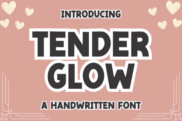 Tender Glow Font for Editorial Design
