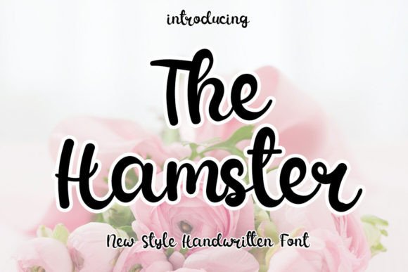 The Hamster Font: Elegant Script for Editorial Design