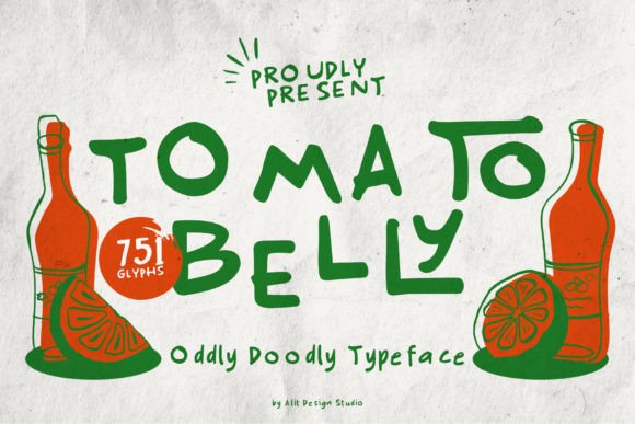 Tomato Belly Font for Creative Projects