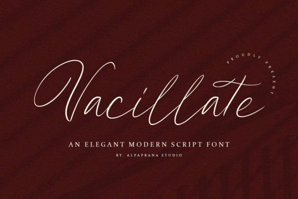 Vacillate Font for Business Branding