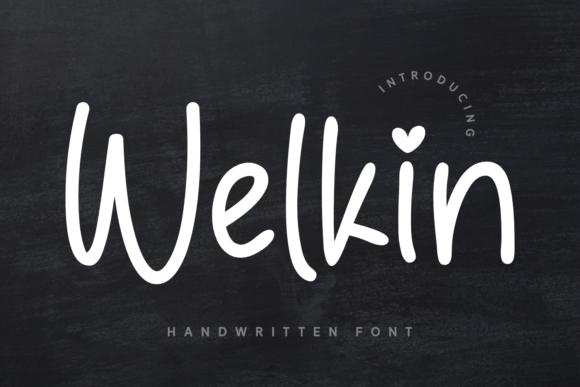 Welkin: A Handwritten Font for Elegant Design