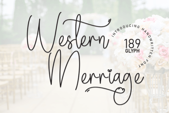 Western Merriage: A Charming Handwritten Font for Branding