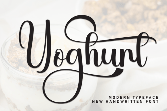 Yoghurt Font for Business Branding